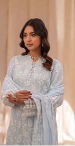 Mannat Exclusive Luxury Organza 3-Piece Suit