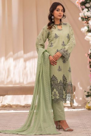 Saheeliyan Exclusive Luxury Organza 3 Piece Suit